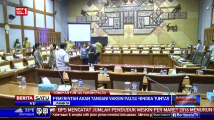Terkait Vaksin Palsu, Menkes: Masyarakat Tenang dan Jangan Anarkis
