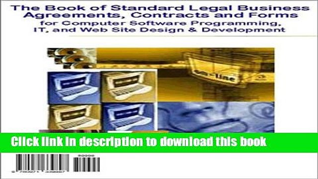 Read The Book of Standard Legal Business Agreements, Contracts and Forms for Computer Software