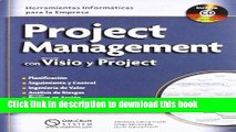 Read Project Management Con Microsoft VISIO y Microsoft Project (Spanish Edition)  PDF Online