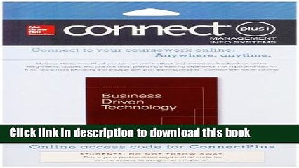 Download Connect Access Card for Business Driven Technology Ebook Free