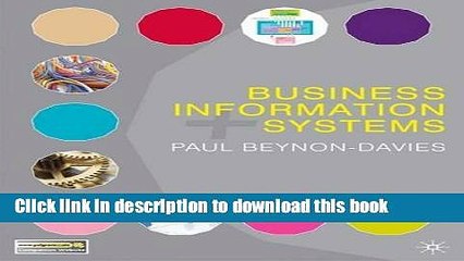Read Business Information Systems Ebook Free