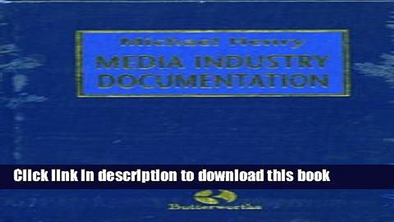 Read Media Industry Documentation  Ebook Free