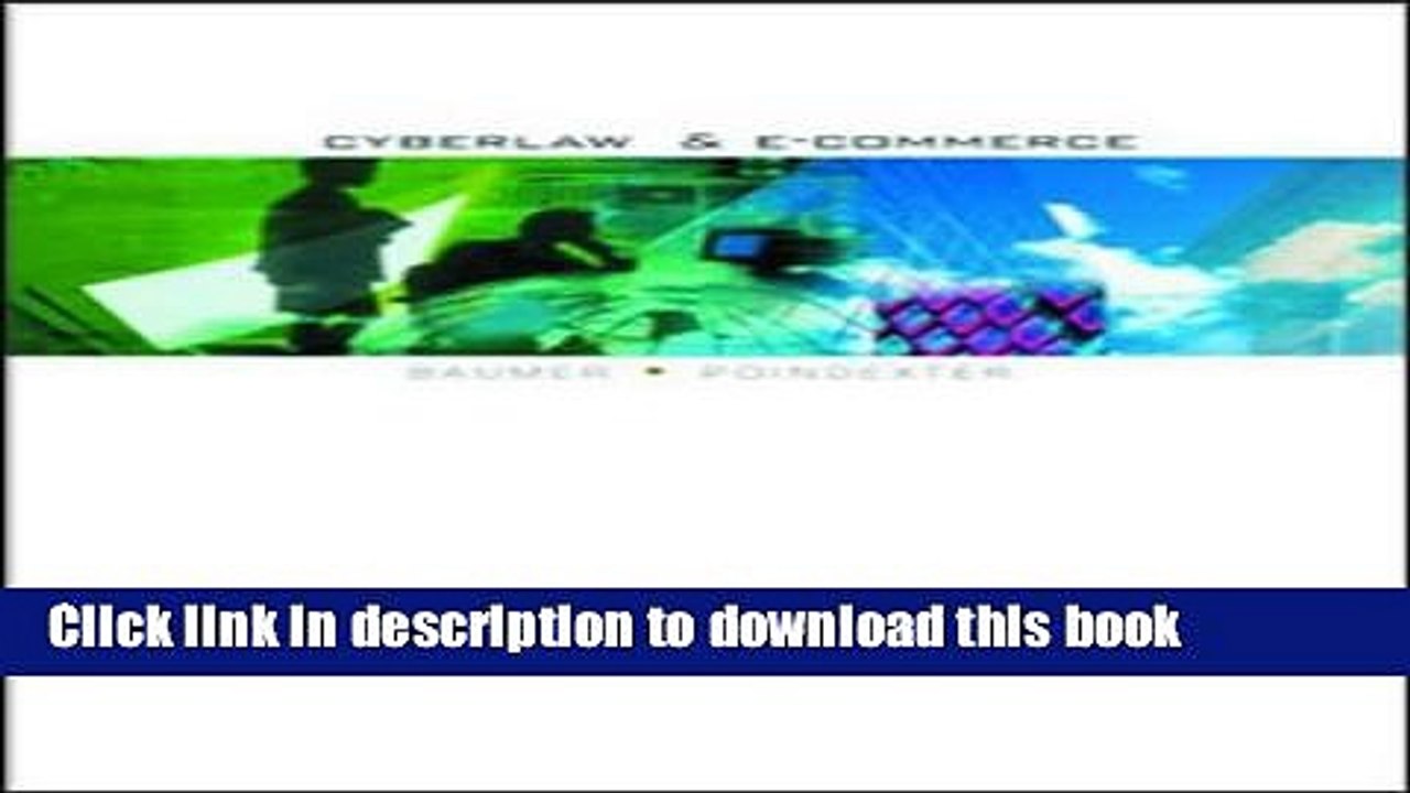 Read Cyberlaw and E-Commerce: A Primer  Ebook Free