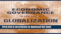 Download Economic Governance in the Age of Globalization  Ebook Free