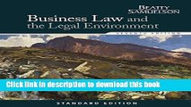 Read Business Law and the Legal Environment, Standard Edition (Business Law and the Legal