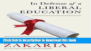 Read In Defense of a Liberal Education  Ebook Free