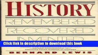 Download Books History: Remembered, Recovered, Invented (Touchstone Books) Ebook PDF
