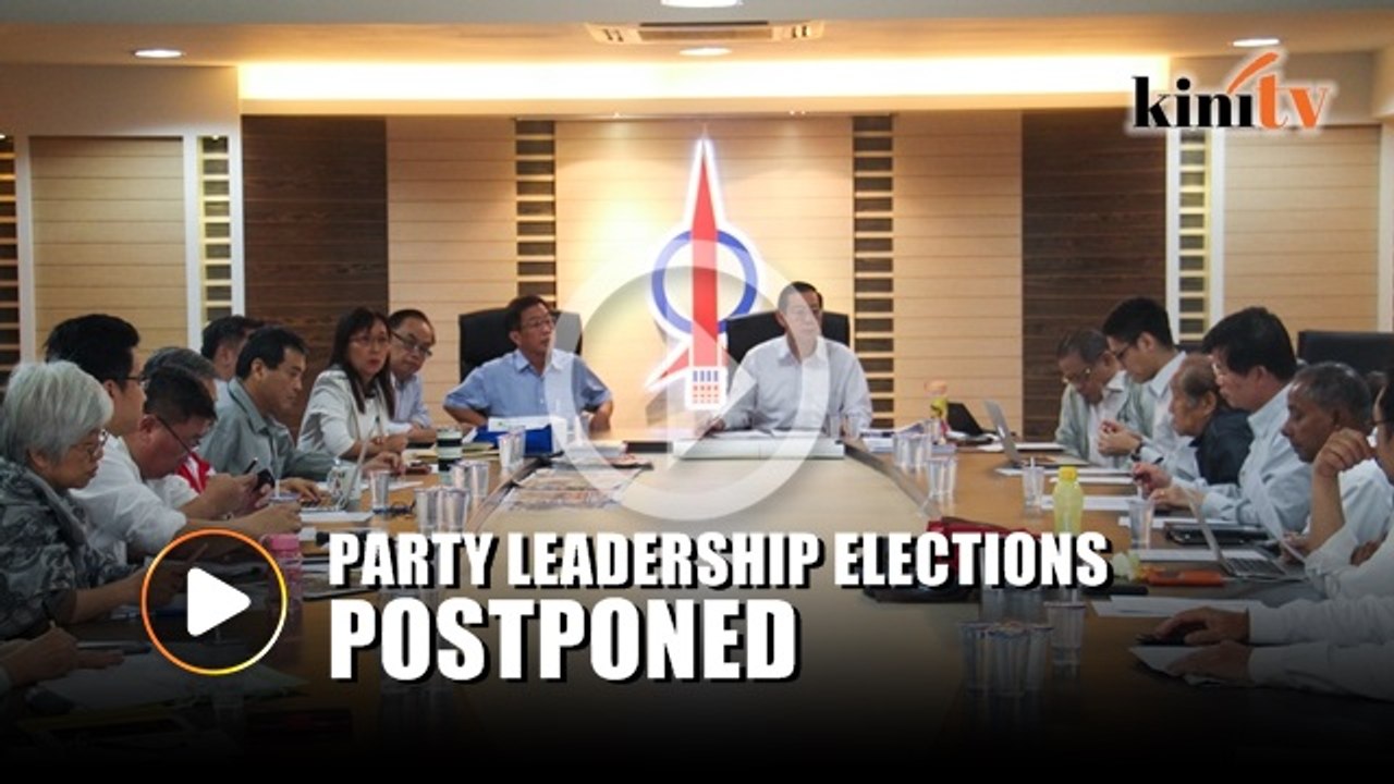 DAP postpones party polls to focus on GE14