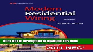 Read Modern Residential Wiring  Ebook Free