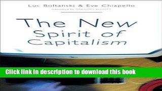 Read The New Spirit of Capitalism  PDF Online