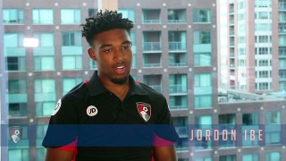 #USA16 Jordan Ibe arrives in Chicago and gives his first interview as an AFC Bournemouth player