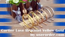 Gorgeous Cartier Love Bracelet Replica Low Price Yellow Gold