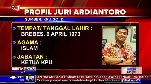 Profil Ketua KPU Baru, Juri Ardiantoro