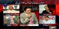 Hot Debate Between Dr Shahid Masood and Javaid Hashmi