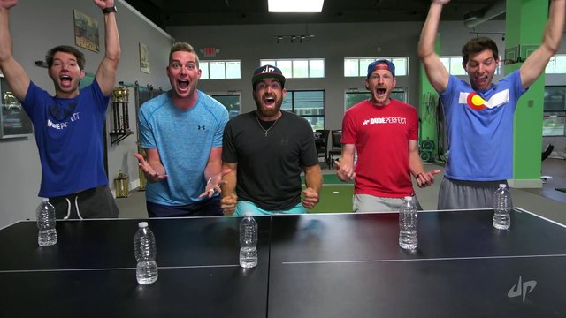 Supers tricks réalisés avec des bouteilles d'eau !