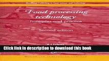 Read Food Processing Technology: Principles and Practice, Second Edition (Woodhead Publishing in