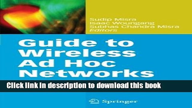 Read Guide to Wireless Ad Hoc Networks (Computer Communications and Networks) Ebook Free