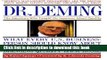 Read Dr. Deming: The American who Taught the Japanese About Quality  PDF Online
