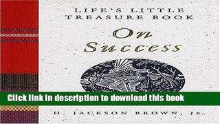 Read Life s Little Treasure Book On Success  Ebook Free