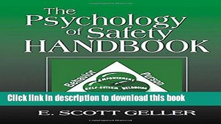 Read Book The Psychology of Safety Handbook ebook textbooks