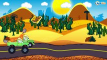 Akıllı Arabalar - Ambulans, Polis Arabası, Kamyon, Yarış Arabaları - Çocuklar için eğlenceli film