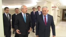 Başbakan Binali Yıldırım, CHP Genel Başkanı Kemal Kılıçdaroğlu'nu Kabul Etti