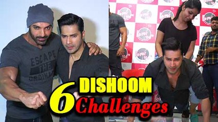 6 Challenges Accepted By Varun Dhawan And John Abraham | Dishoom