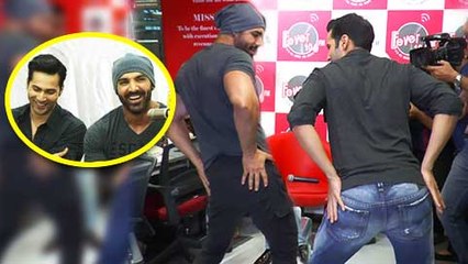 Varun Dhawan and John Abraham FUNNY TWERKING