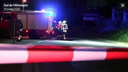 Les stigmates de l'attaque à la hache dans un train en Allemagne