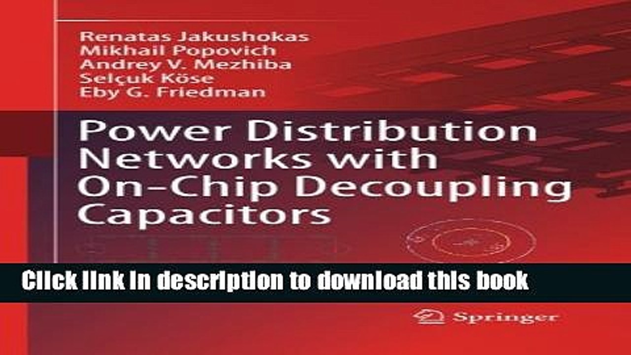 Read Power Distribution Networks with On-Chip Decoupling Capacitors Ebook Free
