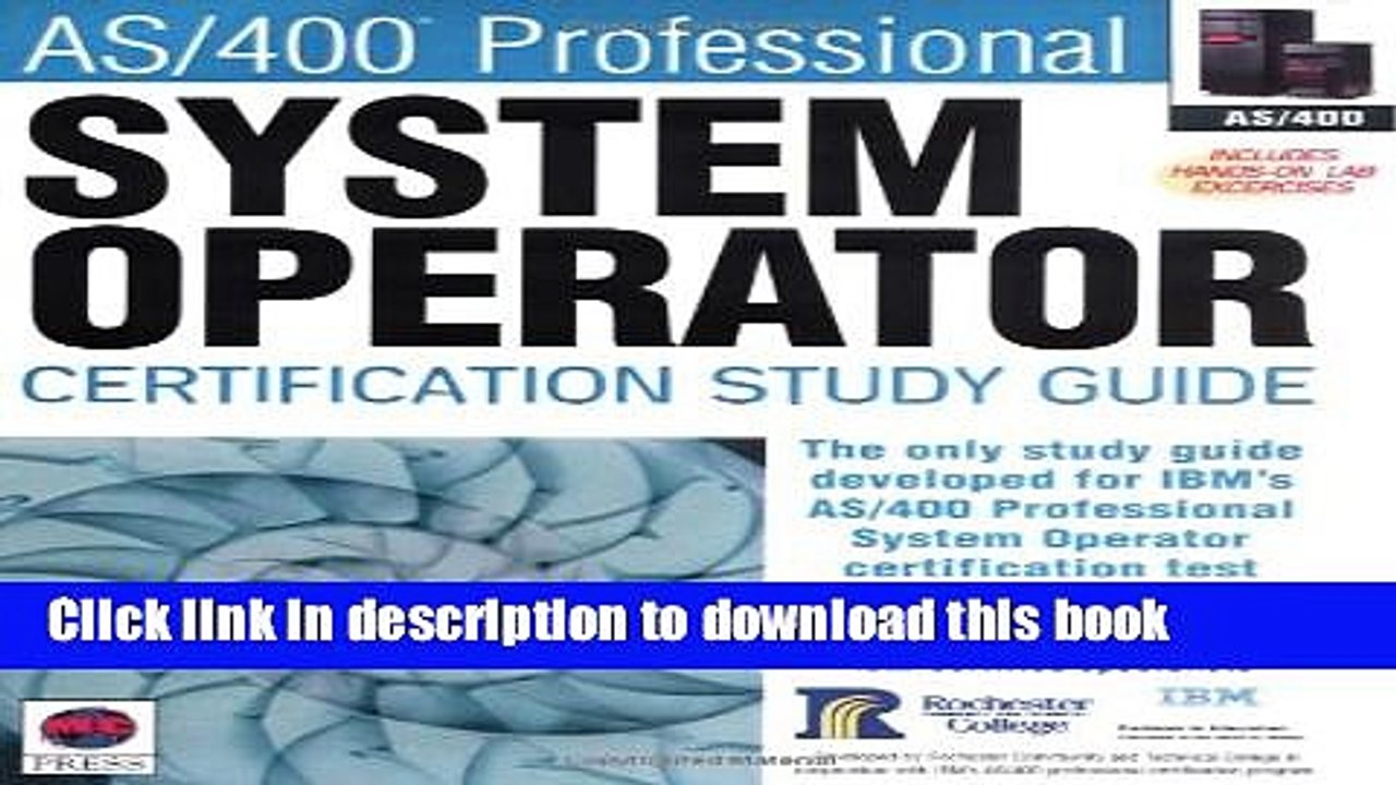 Download AS/400Â® Professional System Operator Certification Study Guide PDF Free