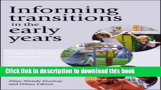 Download Informing Transitions in the Early Years  PDF Free