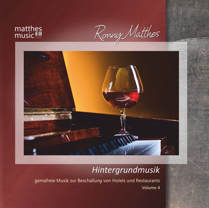 CD - Hintergrundmusik (Vol.  4) - Background Music / Piano Music / Classical (Royalty Free)