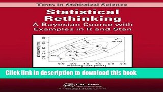 Read Statistical Rethinking: A Bayesian Course with Examples in R and Stan  Ebook Free