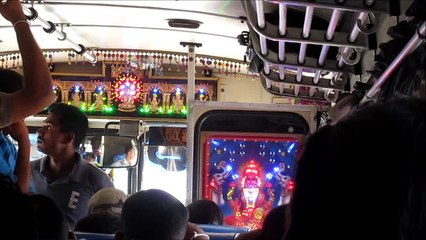 Ambiance dans le bus au Sri Lanka
