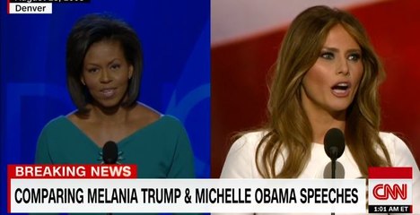 Melania Trump plagie un discours de Michelle Obama et se fait démasquer (vidéo)