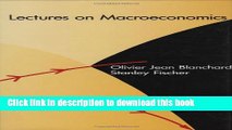 Read Lectures on Macroeconomics  Ebook Free