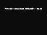 Popular book Piketty's Capital in the Twenty-First Century