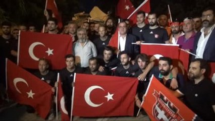 Gaziantepspor?dan Demokrasi Nöbeti?ne Destek