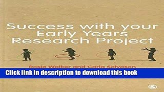 Read Success with your Early Years Research Project  Ebook Free