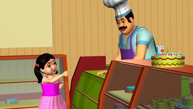 Pat a cake - 3D Animation - English Nursery rhymes - 3d Rhymes - Kids Rhymes - Rhymes for childrens .
