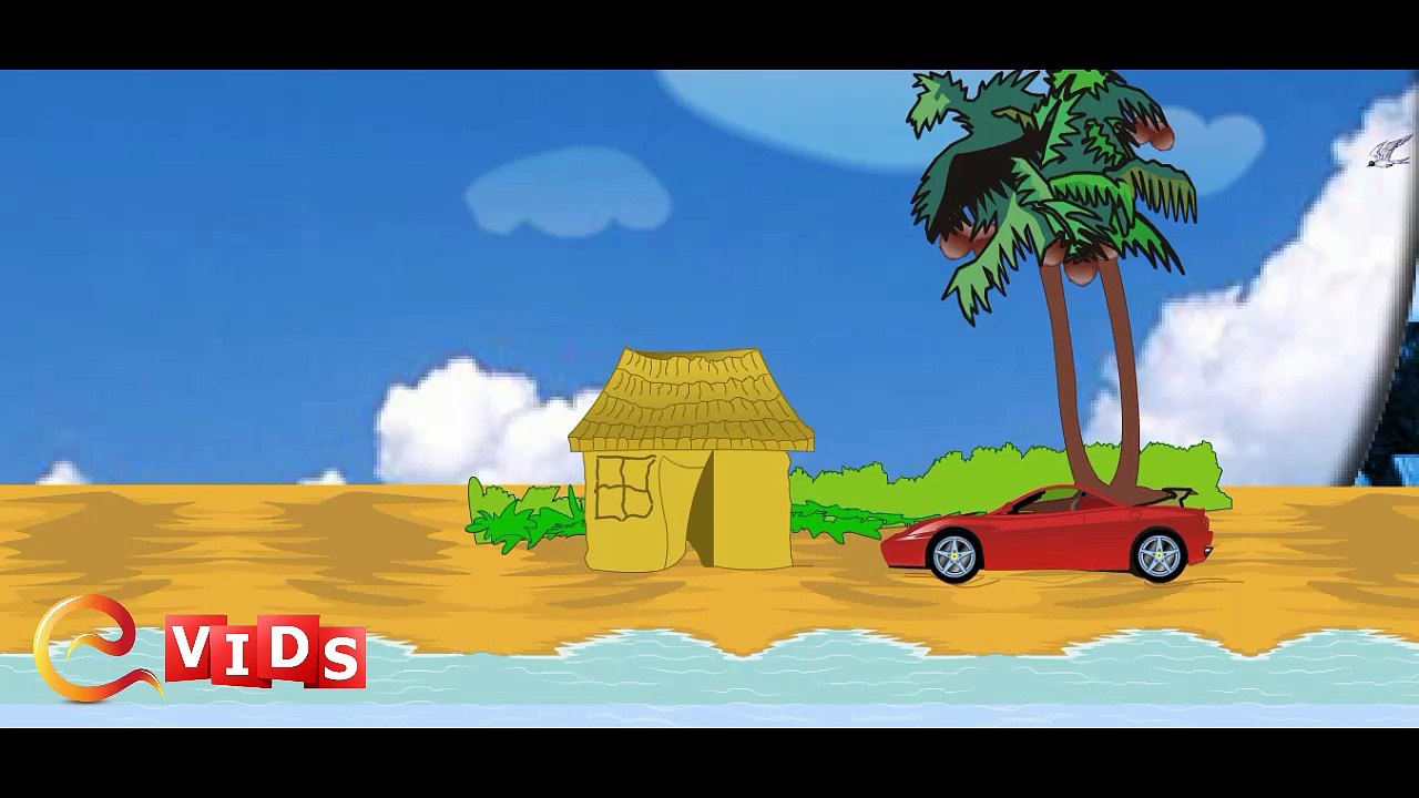 Car Smashed on Beach