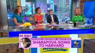 Maria Sharapova Attends Harvard Business School