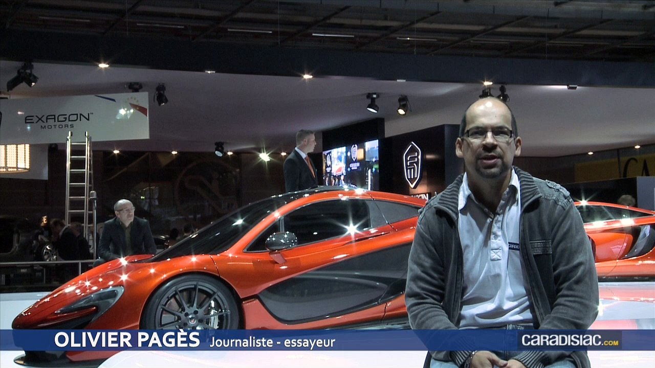 La McLaren P1 en direct du Mondial