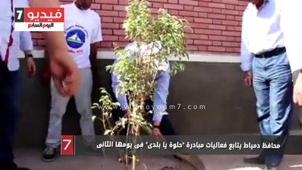 محافظ دمياط يتابع فعاليات مبادرة "حلوة يا بلدى" فى يومها الثانى