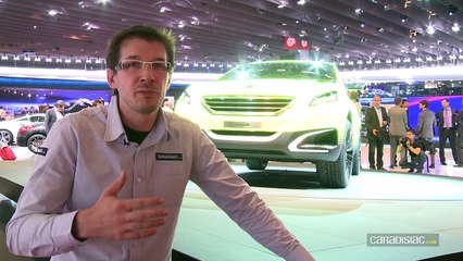 La Peugeot 2008 Concept en direct du Mondial