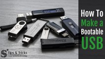 How to make a bootable USB for windows 10/8.1/7