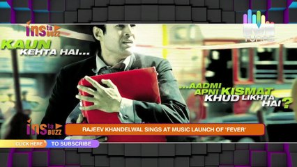 Rajeev Khandelwal sings with tony kekker  at music launch of 'Fever' _ MTunes HD