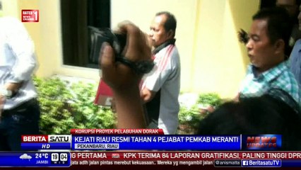 Kejati Riau Menahan 4 Pejabat Pemkab Meranti