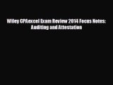 Read hereWiley CPAexcel Exam Review 2014 Focus Notes: Auditing and Attestation